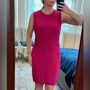 Cupcakes and Cashmere Magenta side knot dress - size M